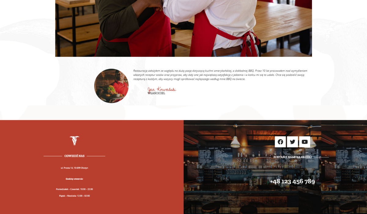 OP Design - Strona Internetowa Portfolio Burgerownia 12