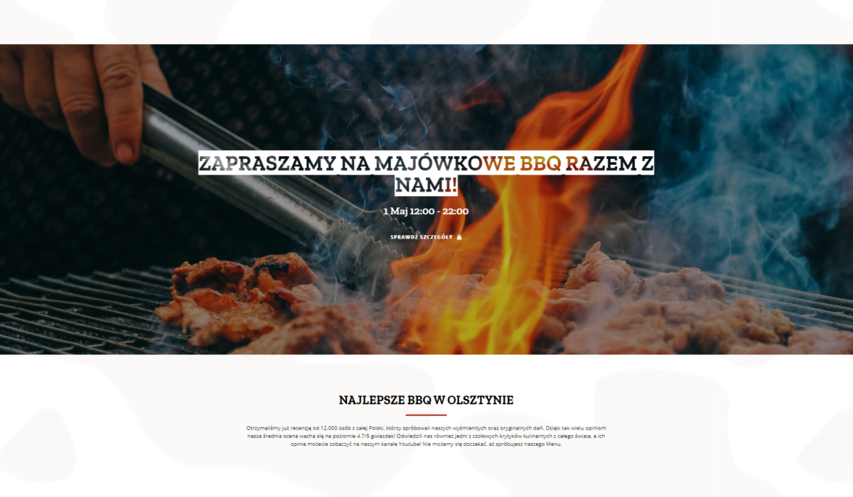 OP Design - Strona Internetowa Portfolio Burgerownia 4