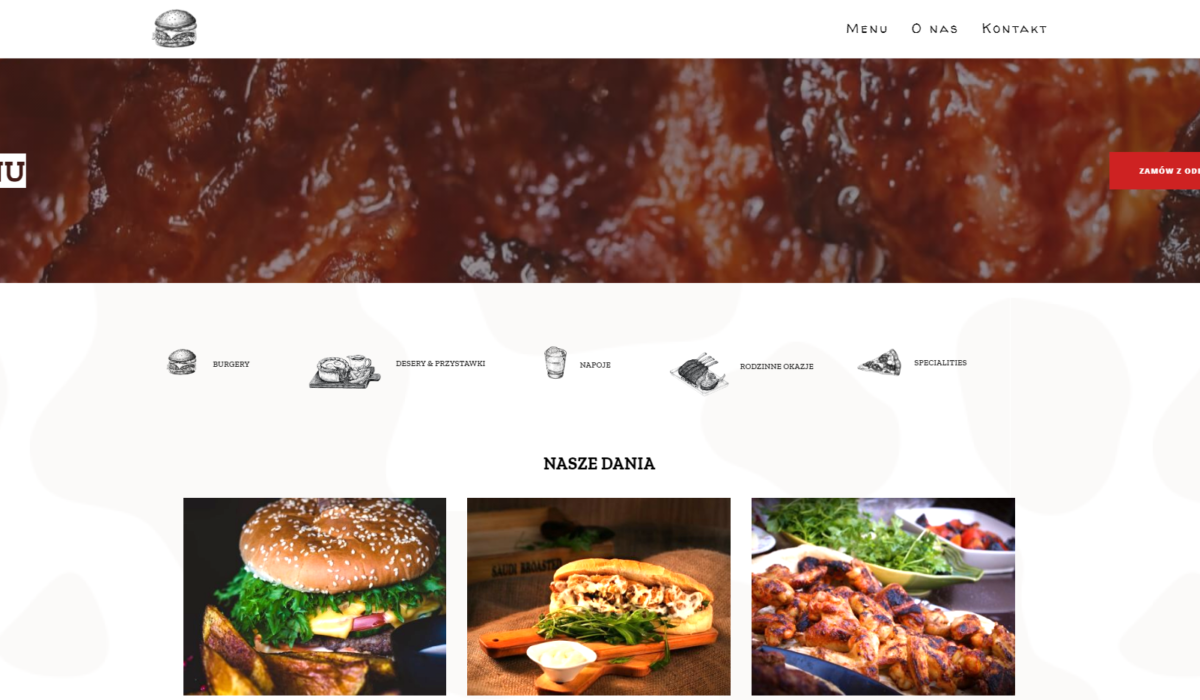 OP Design - Strona Internetowa Portfolio Burgerownia 6