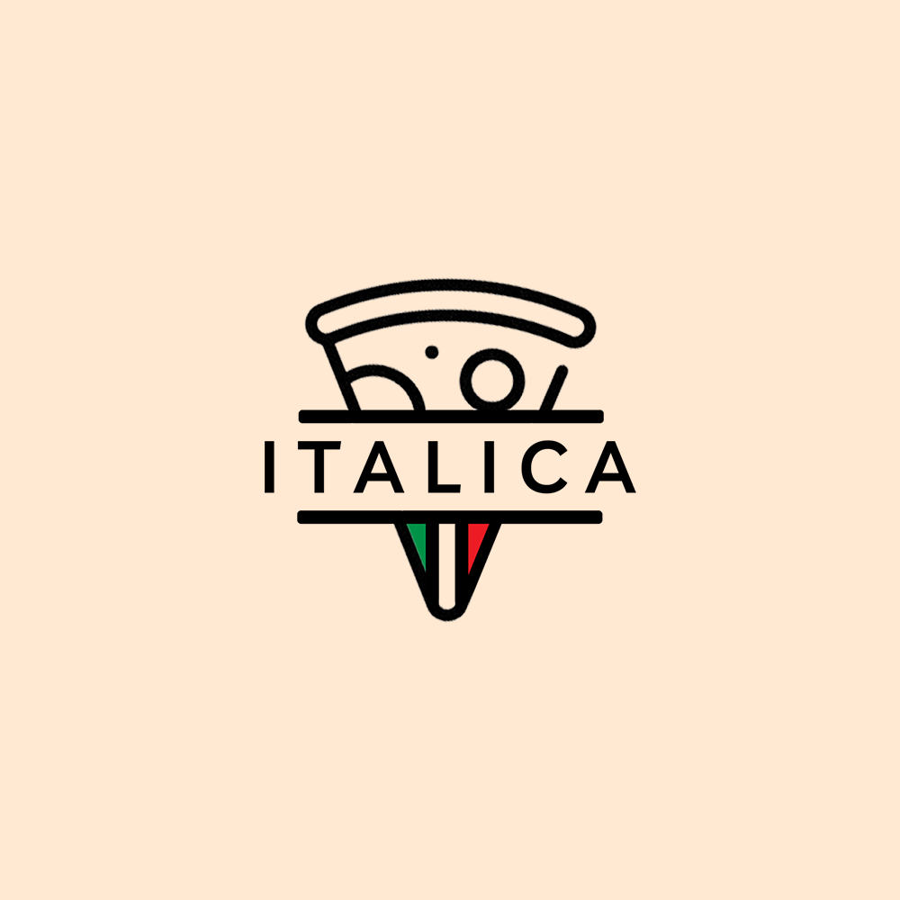 OP Design - Logo Portfolio Grafika Italica Pizzeria Pizza