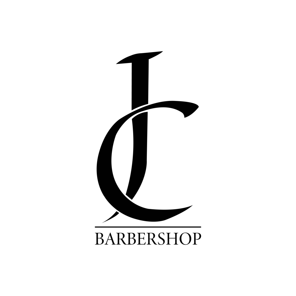 JC BARBERSHOP LOGO KRZYWE